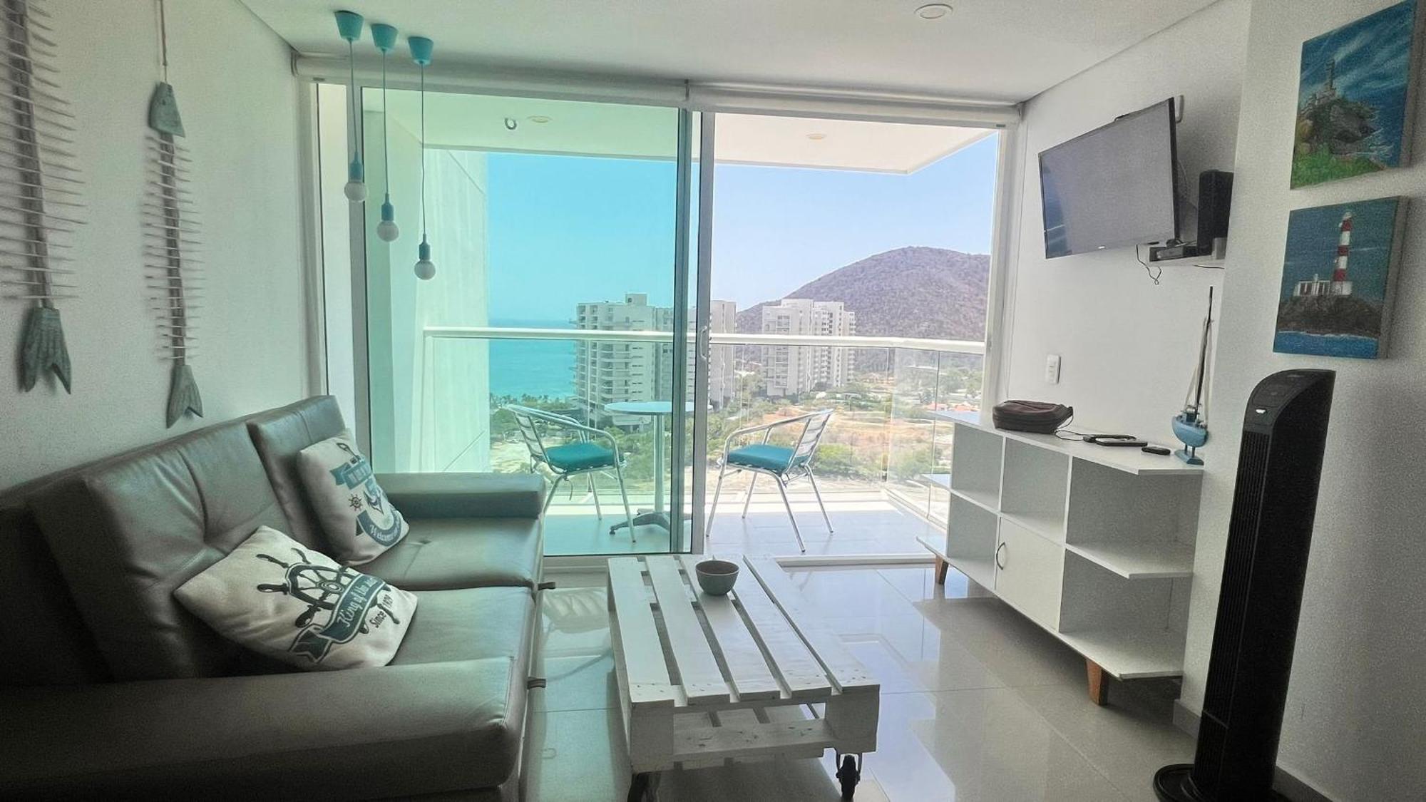 Edificio Areia En Pozos Colorados, Apto 2 Habitaciones 2 Banos Santa Marta  Exterior foto